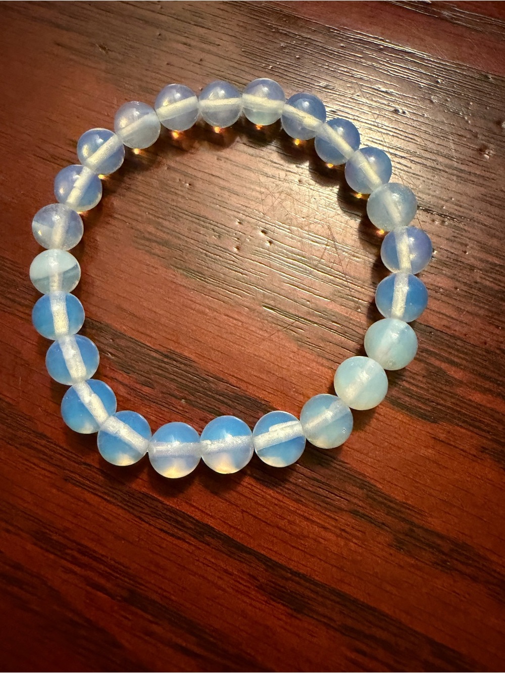 ⭐️2/$15⭐️Opalite Beaded Stretch Bracelet (8mm)